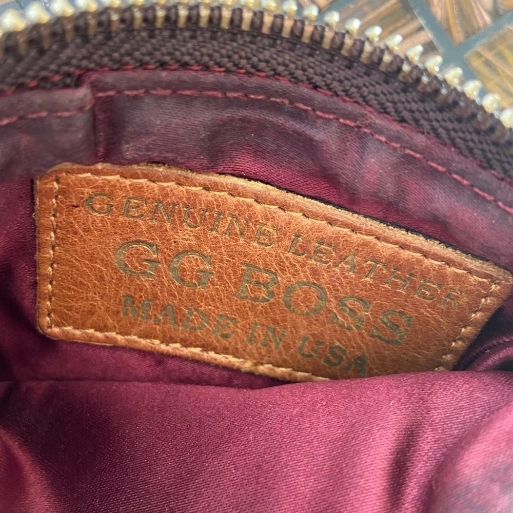 GG BOSS Genuine Leather Small Crossbody Bag - Picture 5 of 6
